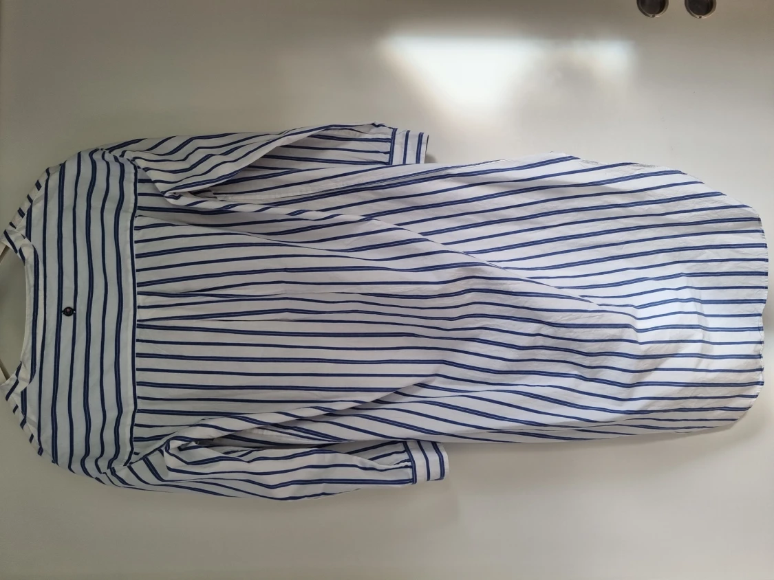 Randig längre lång skjorta/tunika - 90