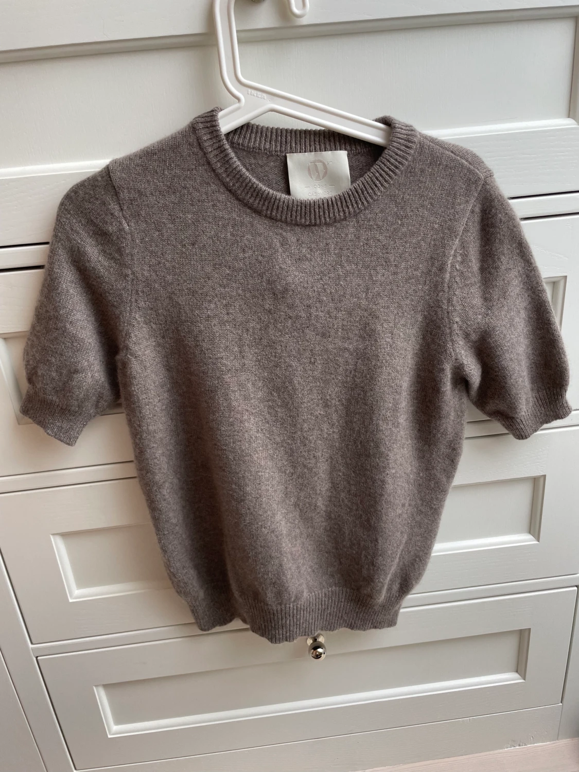 Kaschmir t-shirt brun - 90