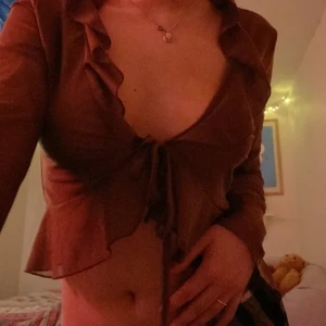 Bolero - Jätte fin brun mesh top. Pris kan diskuteras! 🤩