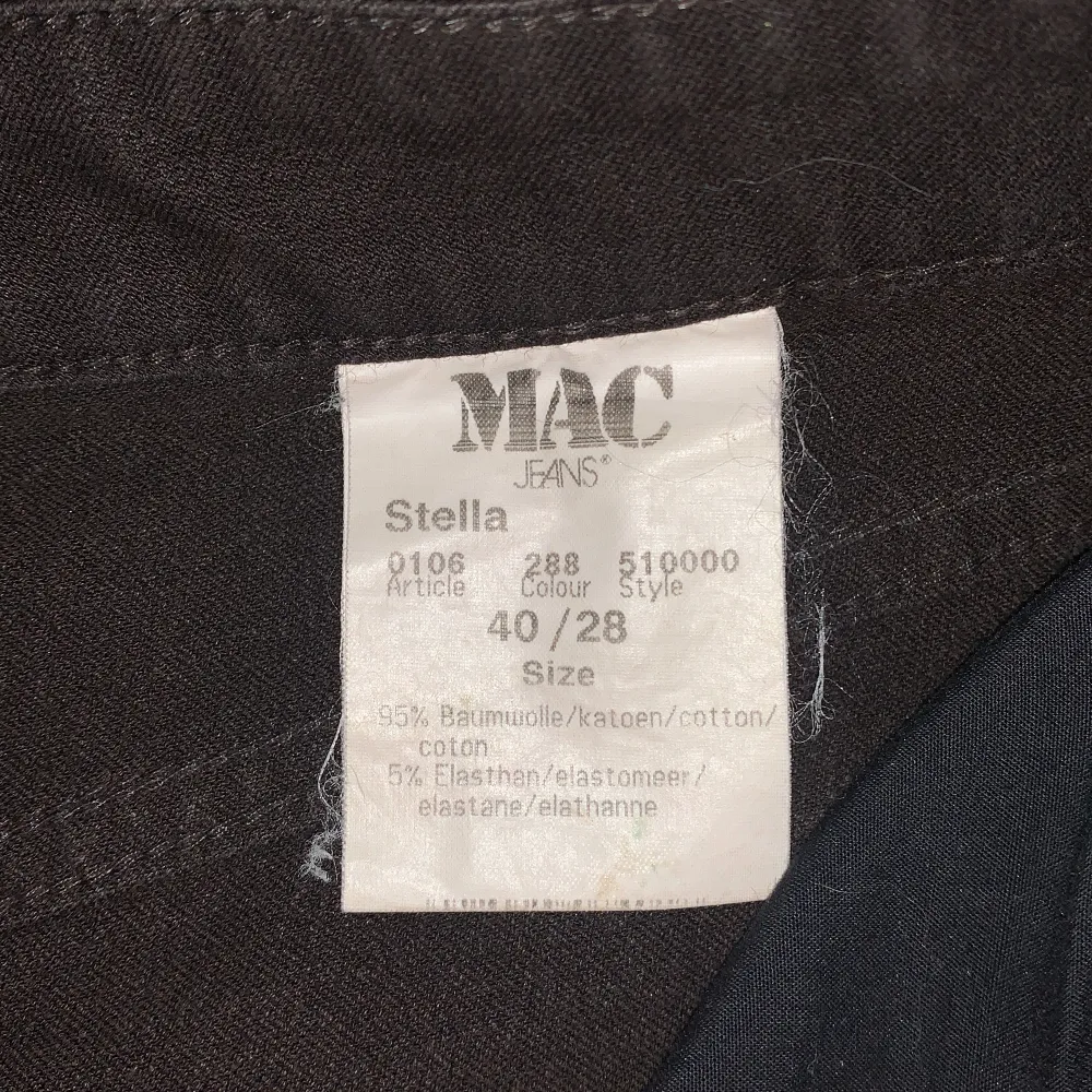 Mac jeans  Mörkbruna  . Jeans & Byxor.