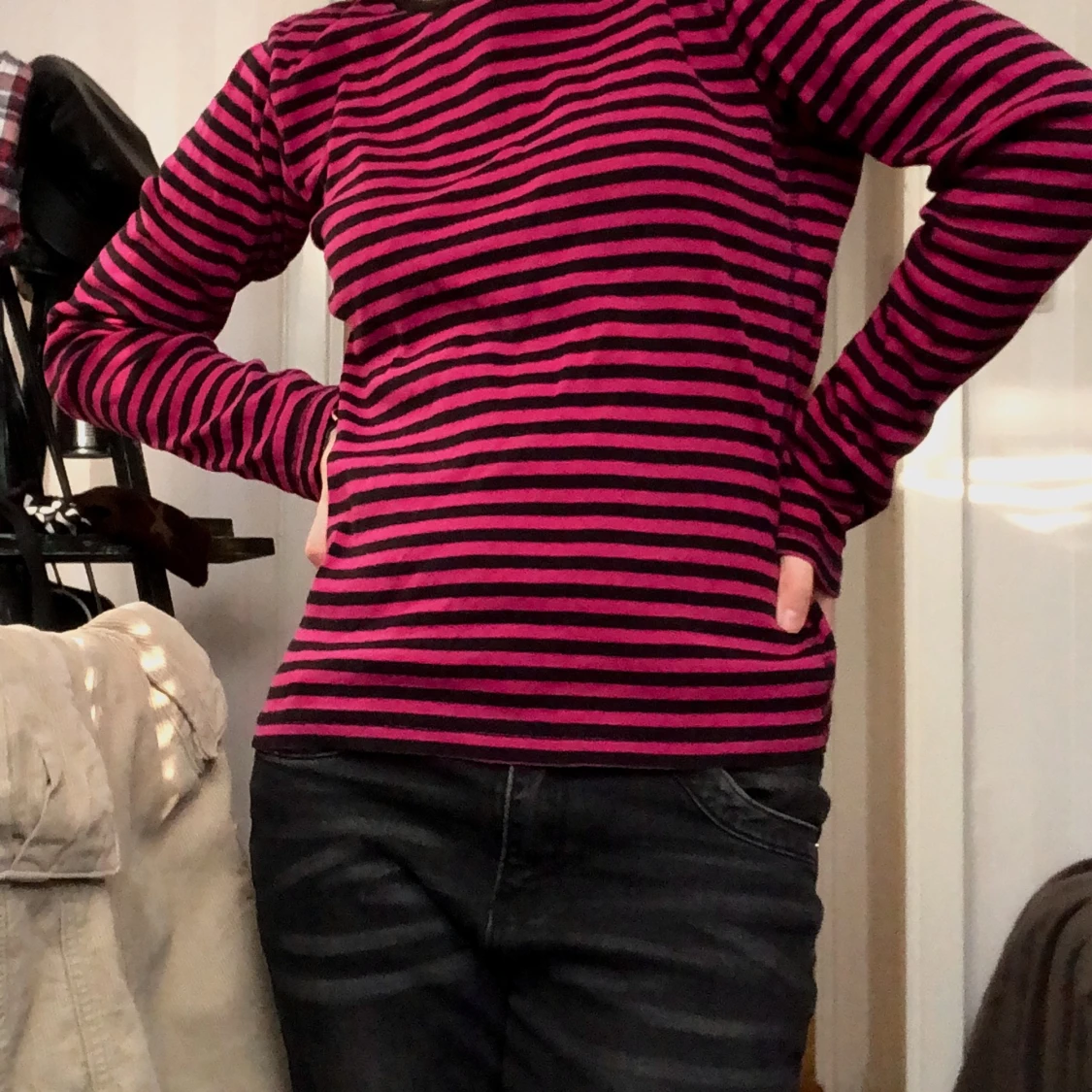 Rosa emo tröja😇 - 91