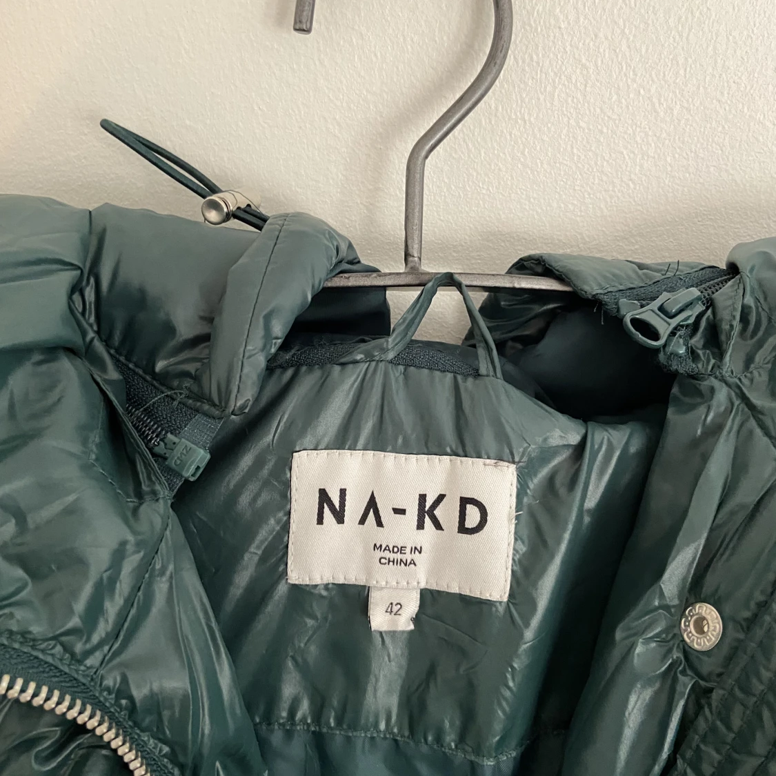 Grön dun jacka - 90