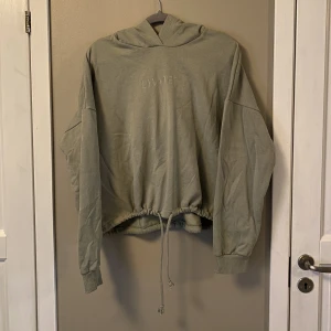 gina tricot hoodie - begagnad grön gina hoddie  nypris 250:- vid intresse kan fler bilder skickas 
