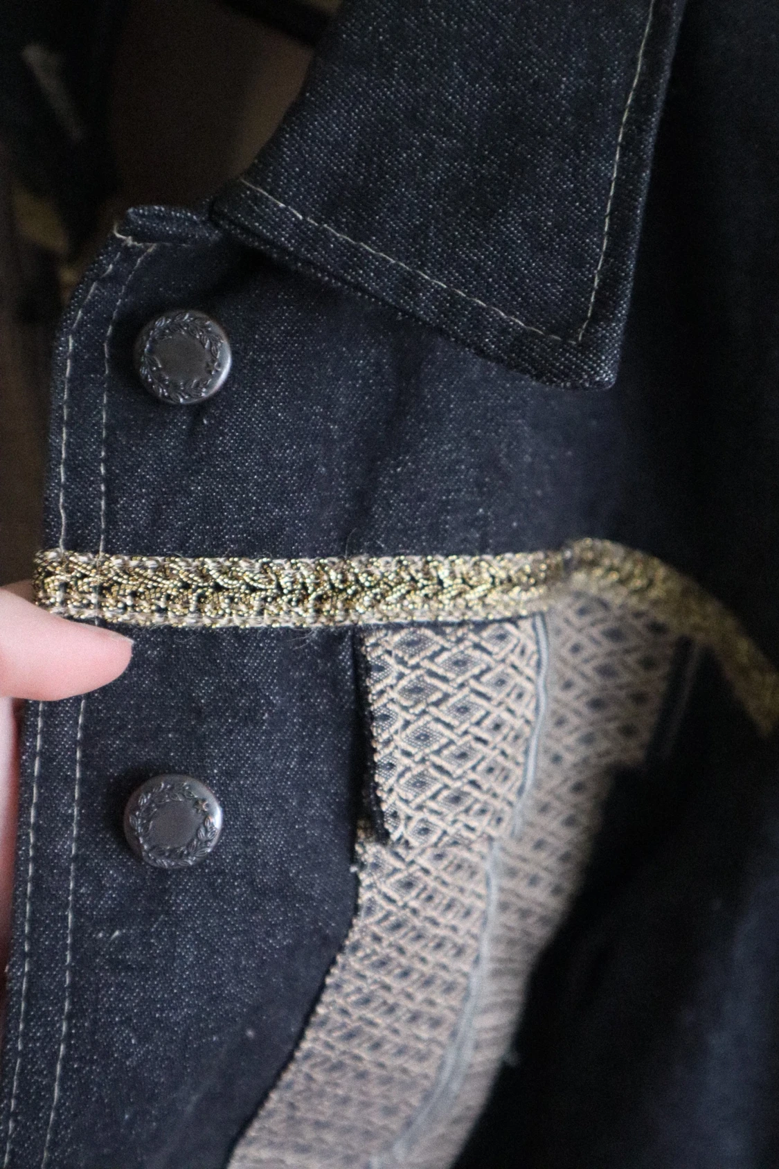 Denimliknande jacka - 90