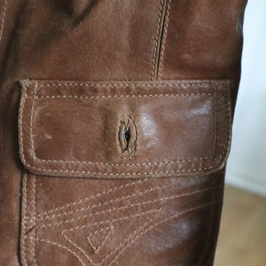 Läderjacka från Lindex - 90