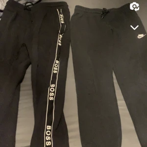 Nike och hugo boss mjukisbyxor - Båda i bra kvalite men gillar inte längre. Säljer båda för 300 kr tillsammans. Dm för intresse