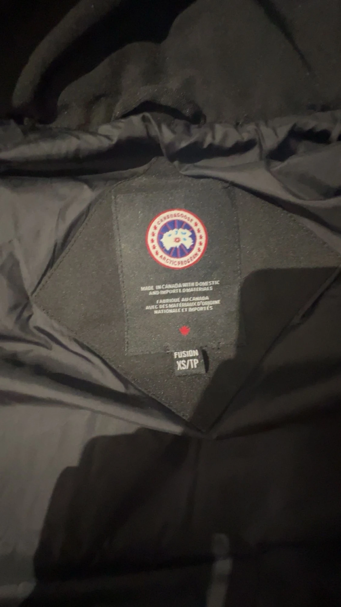 Svart ufferjacka XS - 3