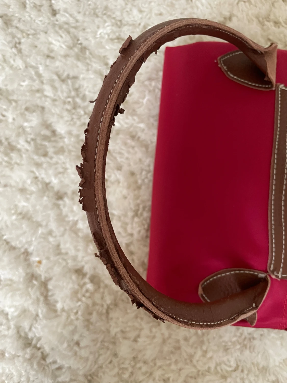 Röd mini Longchamp - 4