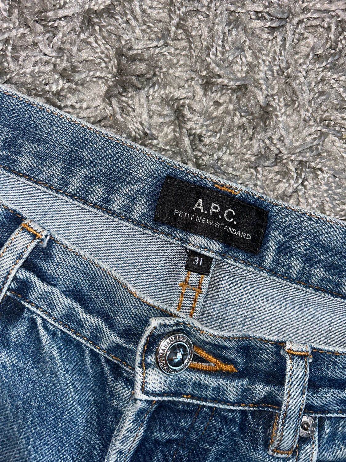 A.P.C. Raw denim selvedge jeans - 1
