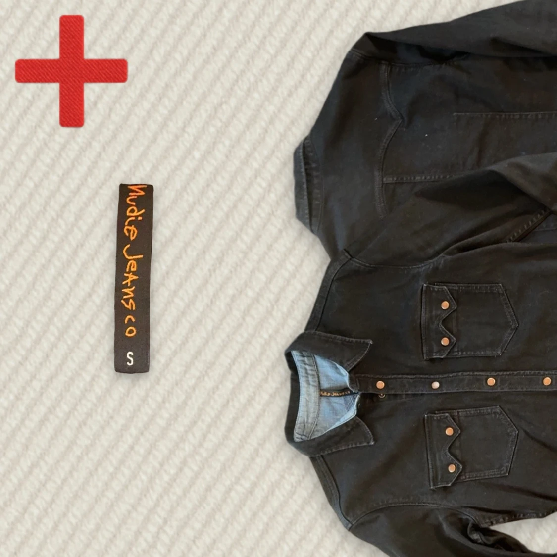 Svart jeansjacka från Nudie Jeans - 2