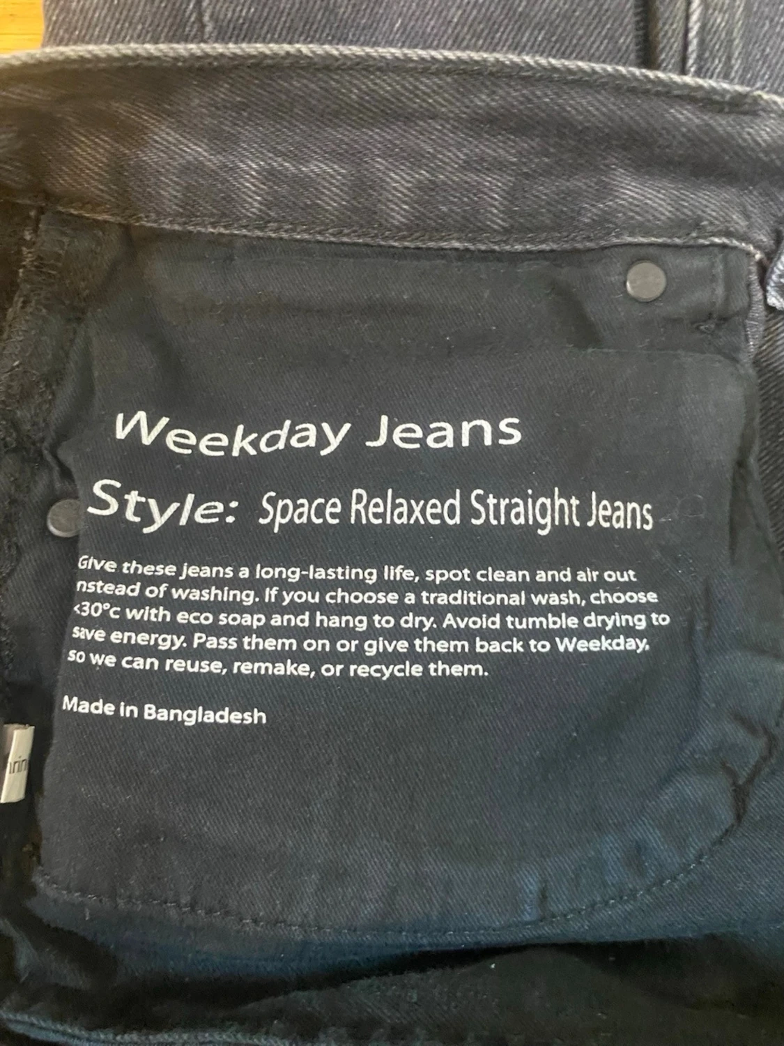 Weekday Space Relaxed Straight Jeans - 2