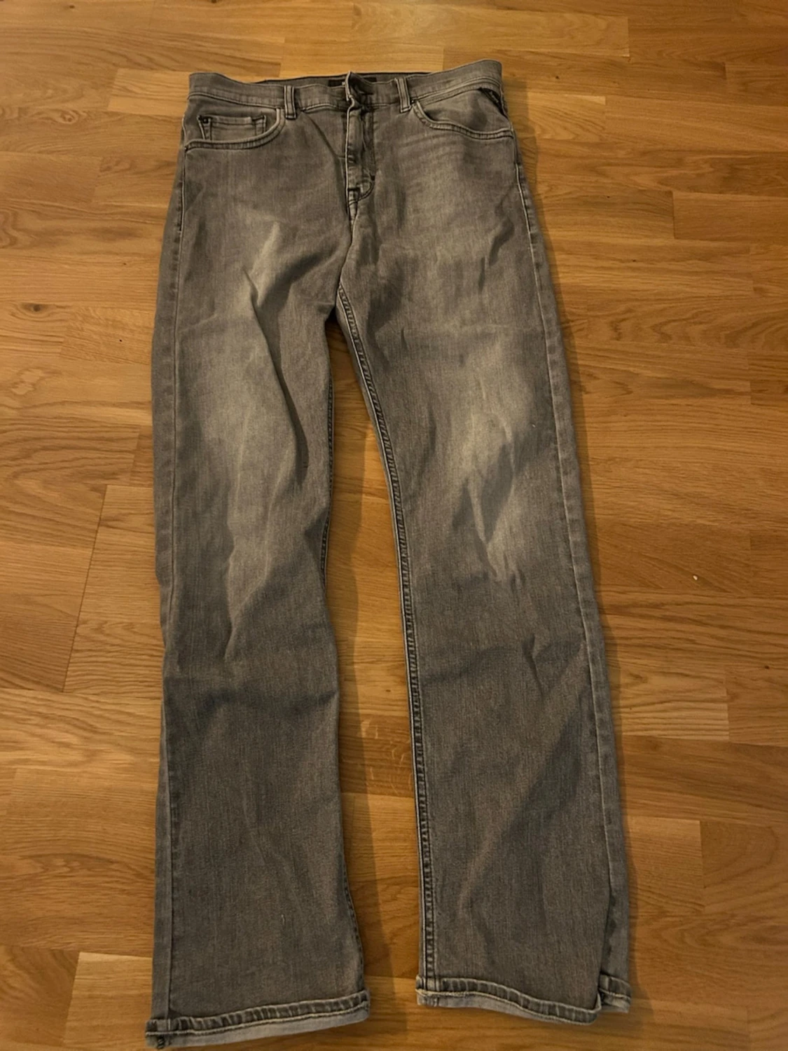 Replay grå jeans straight fit - 1