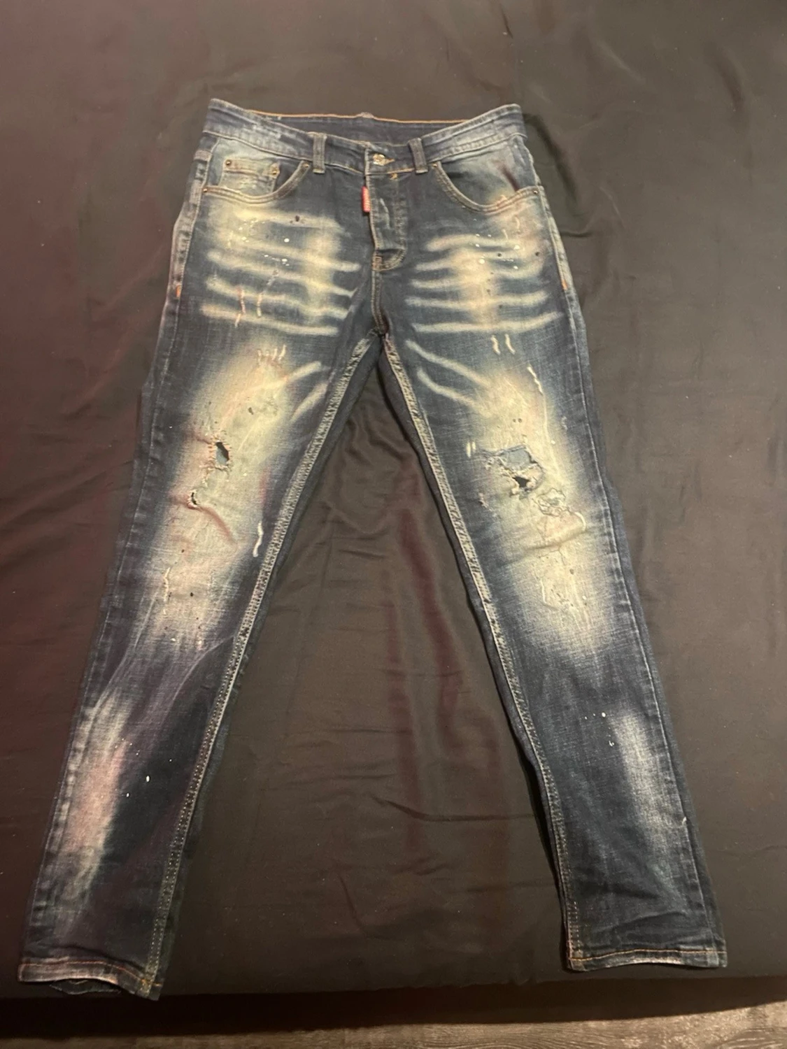 Dsquared2 ICON skinny jeans, blå, strl 46