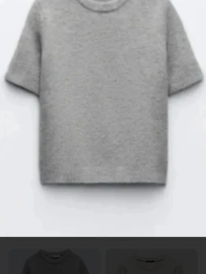 Zara stickad t shirt🤍 - Aldrig använd 💓