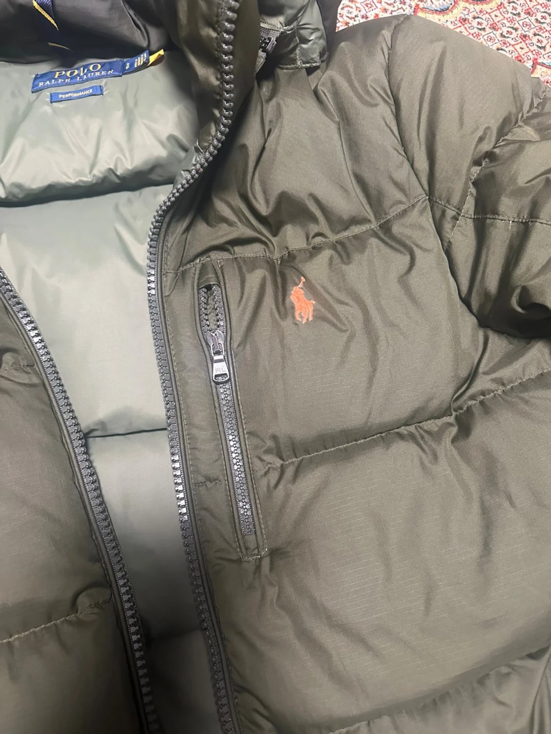 Olivgrön pufferjacka Polo Ralph Lauren - 4