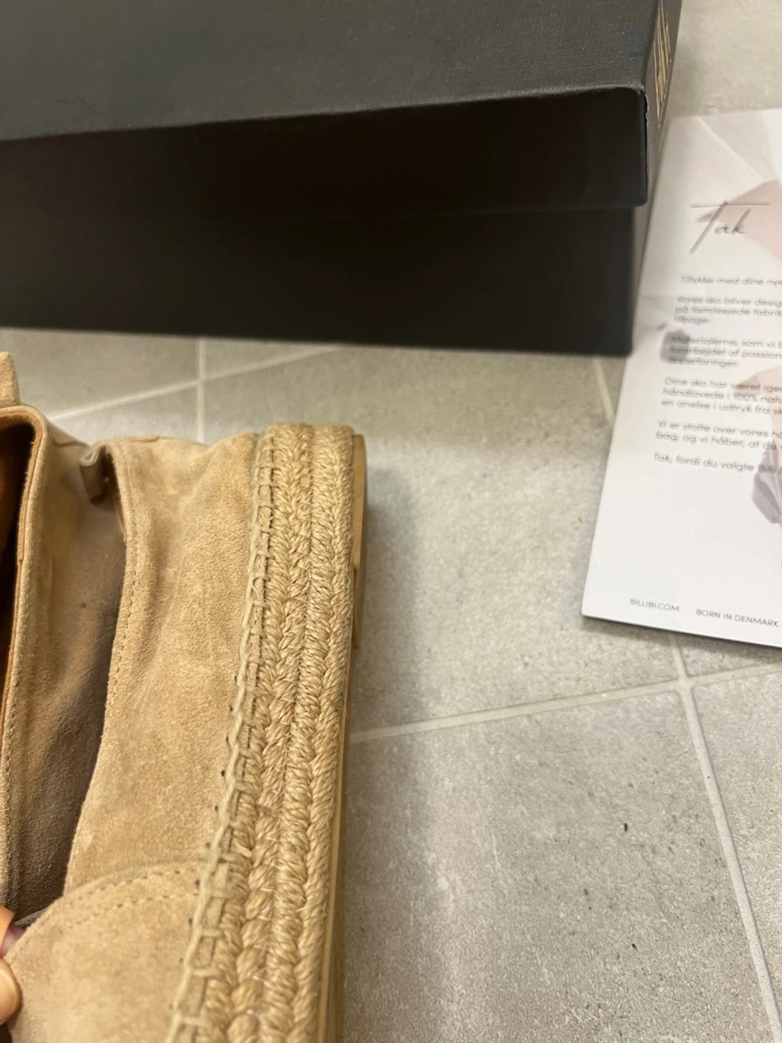 Beige espadrillos från Billi Bi - 3