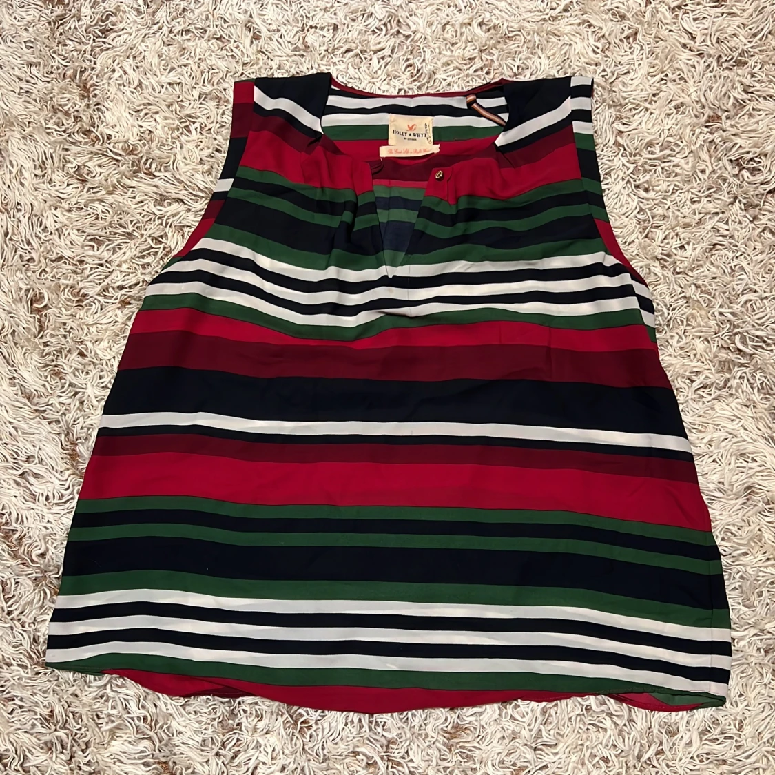 Randig ärmlös topp Holly & Whyte By Lindex