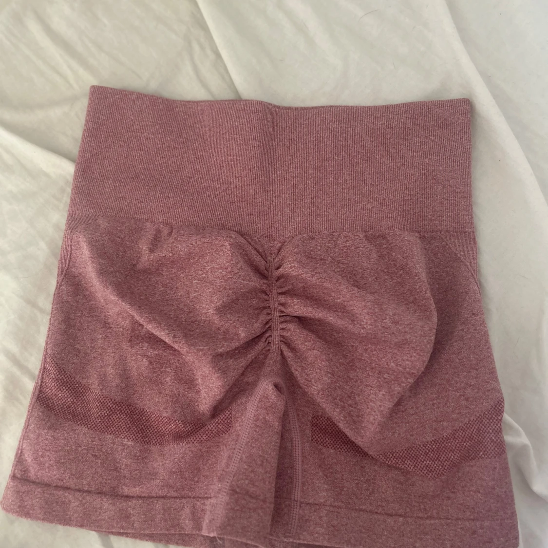 Rosa seamless träningsshorts - 1