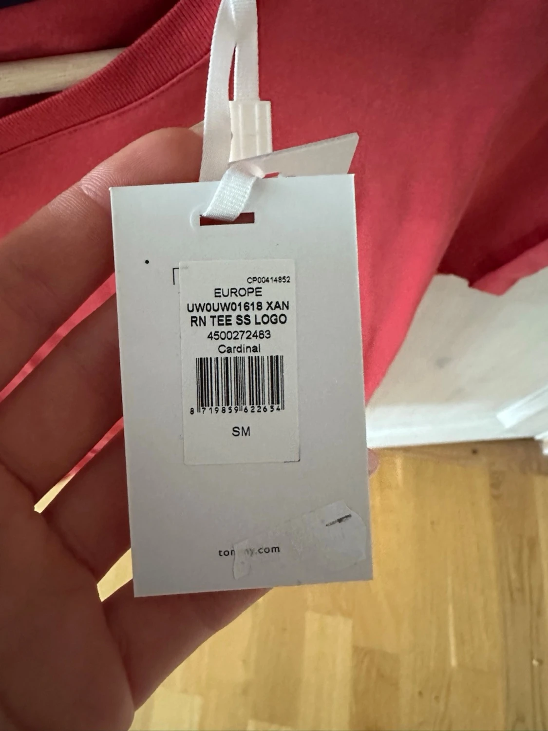 Rosa t-shirt Tommy Hilfiger S - 2