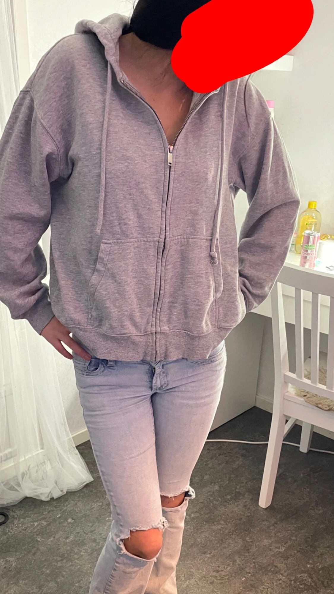  Grå kofta ifrån H&M i storlek XS och S - 1