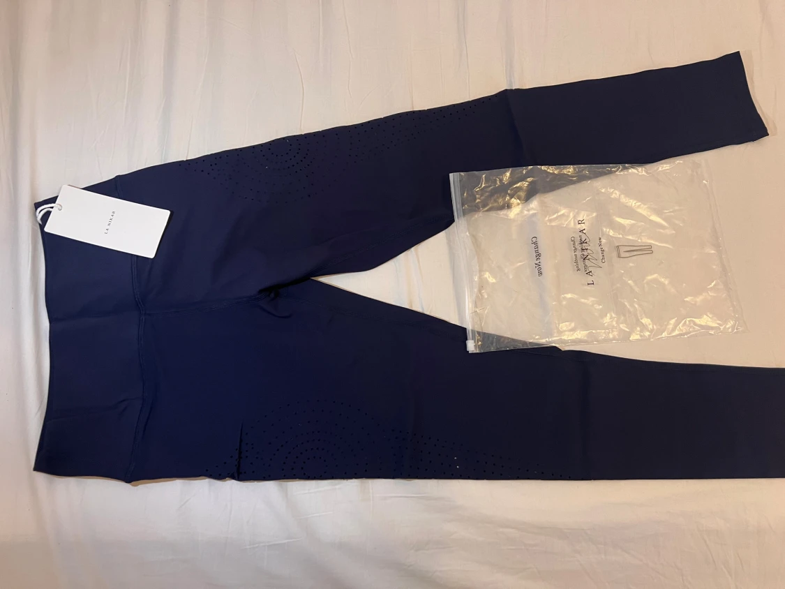 Mörkblå leggings från La Nikar