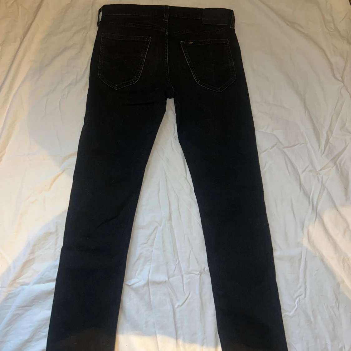 Svarta straight jeans från Lee - 1
