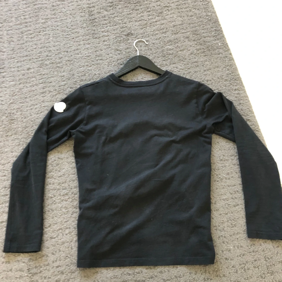 Svart långärmad Moncler tröja - 1