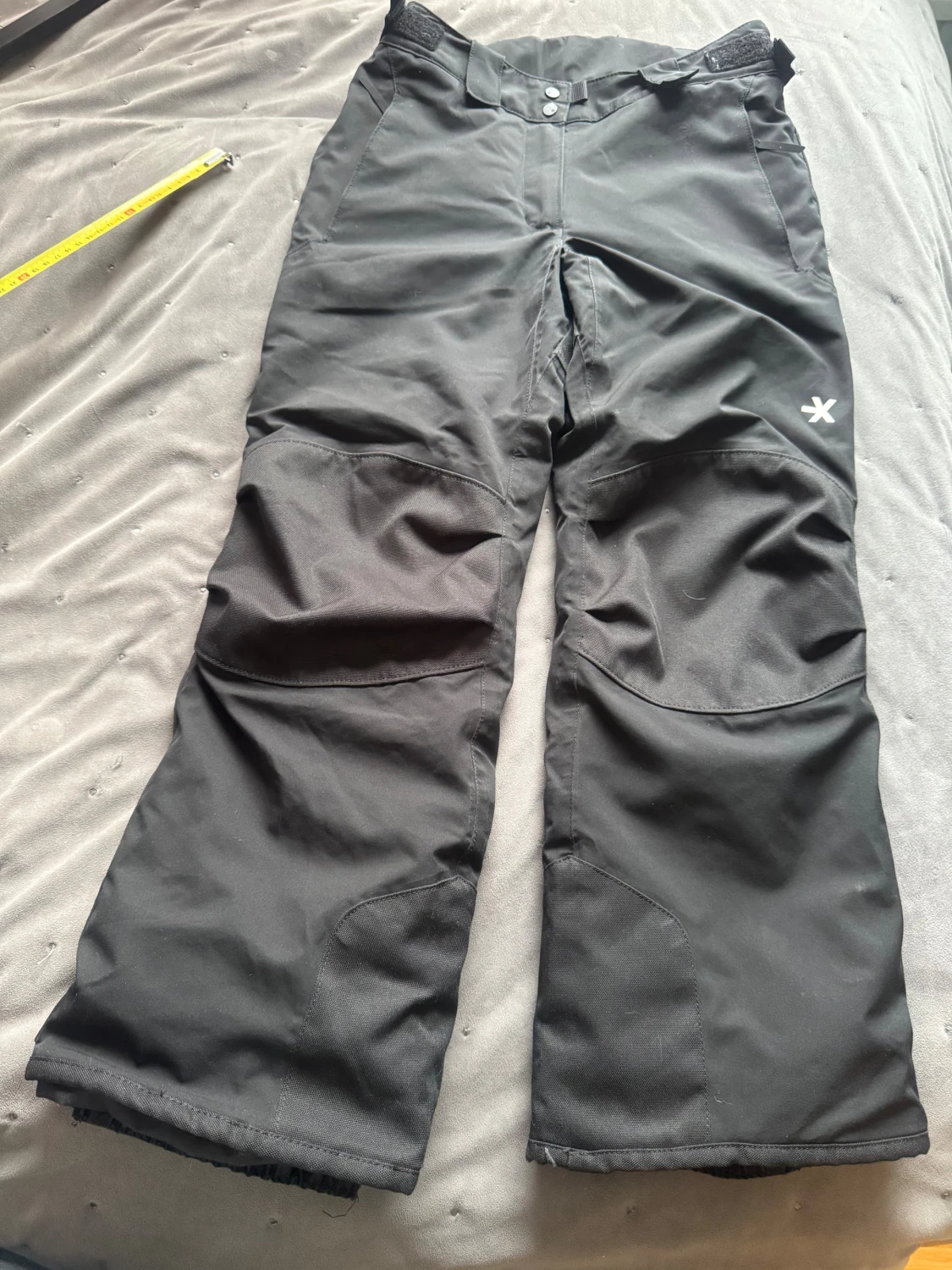 Svarta täckbyxor med förstärkta knän - 5