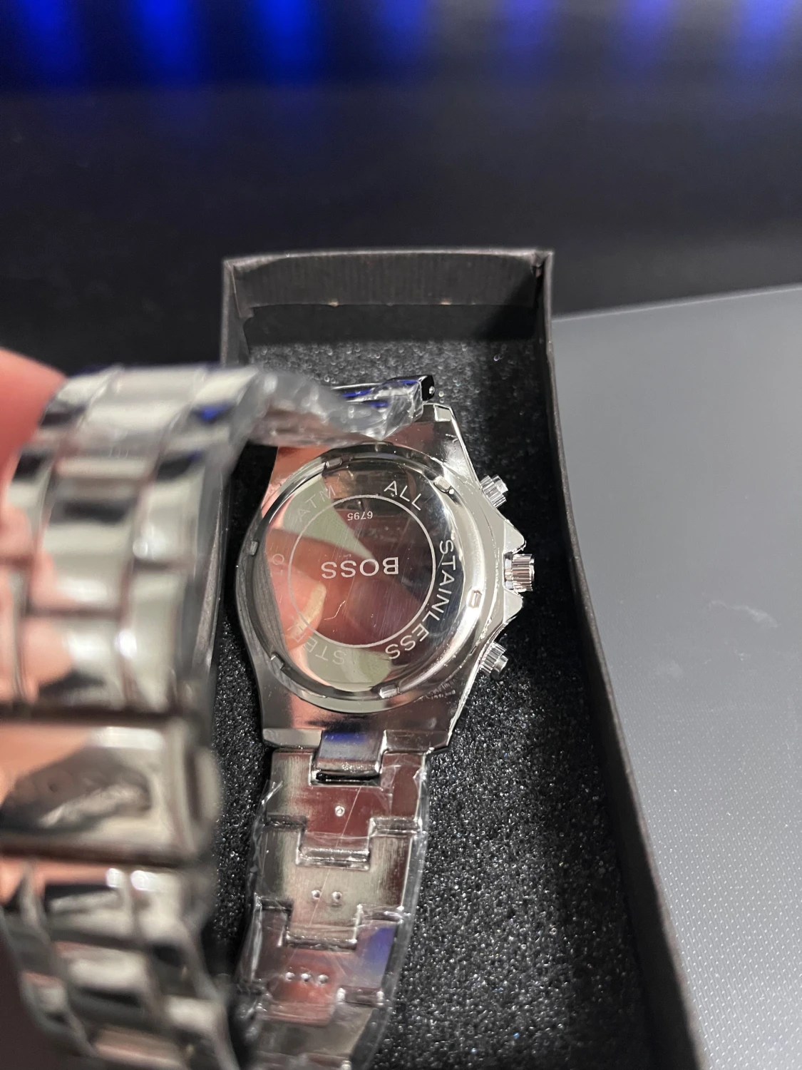 Silverfärgad klocka från Hugo Boss - 4