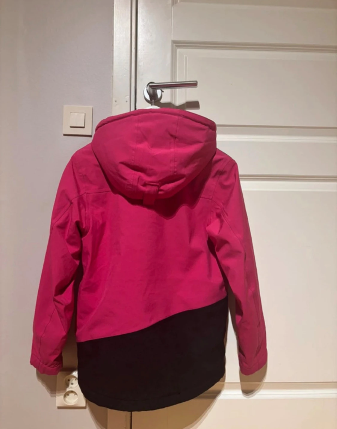 Rosa och svart vinterjacka  - 3