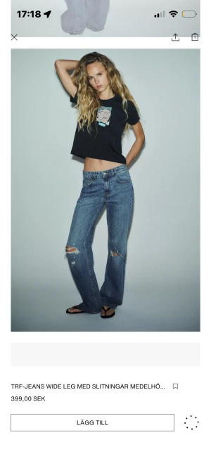 Zara jeans - Såå snygga! Aldrig använda❤️