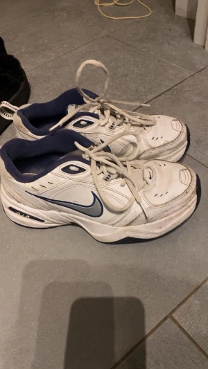 Vita Nike sneakers  - Säljer dessa skor som ej kommer till någon användning, tvättas innan dem skickas😌