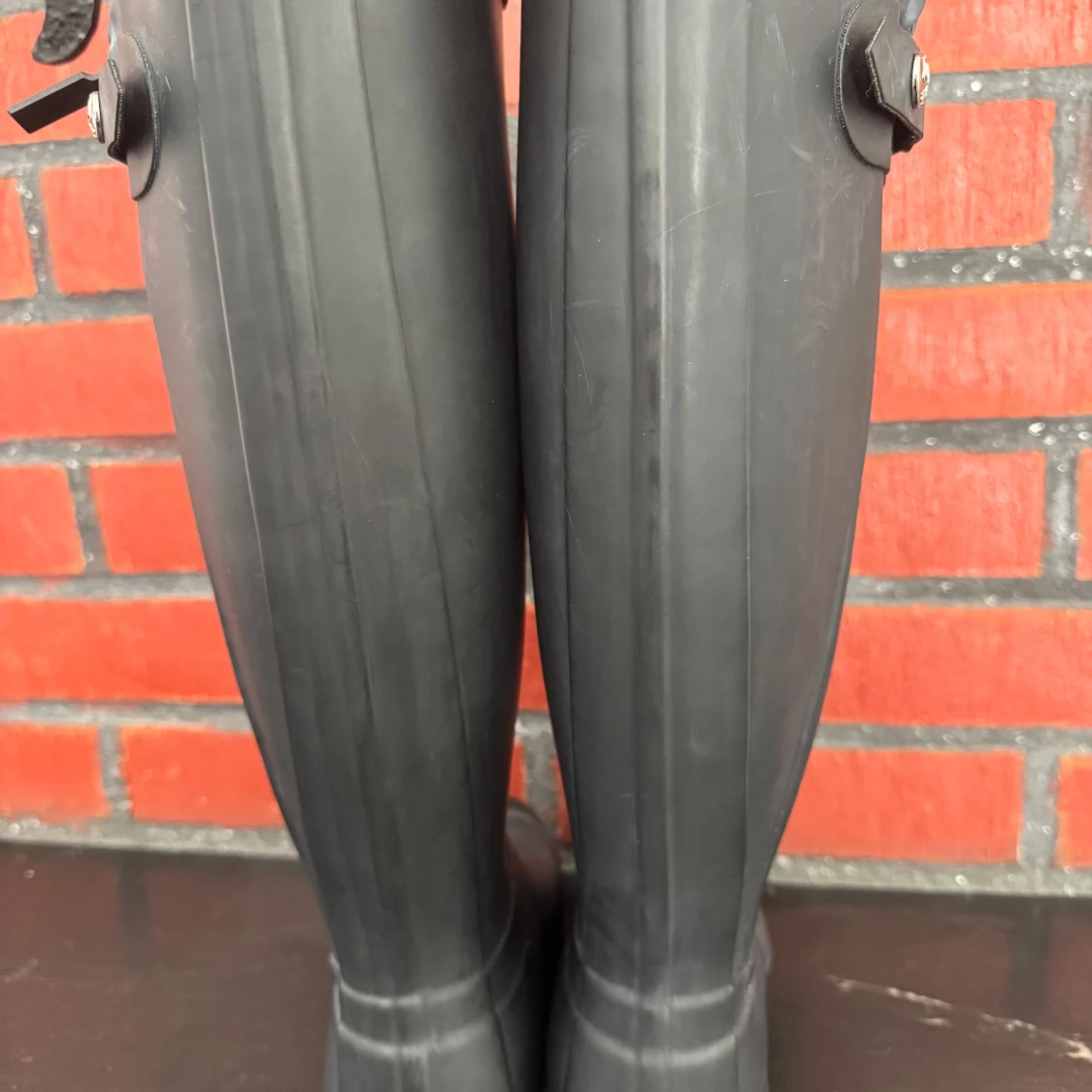 Svarta höga stövlar från Hunter - 2