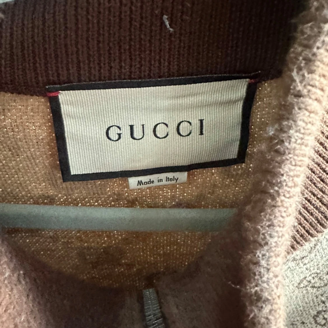 Gucci Beige polotröja med GG-mönster  - 2