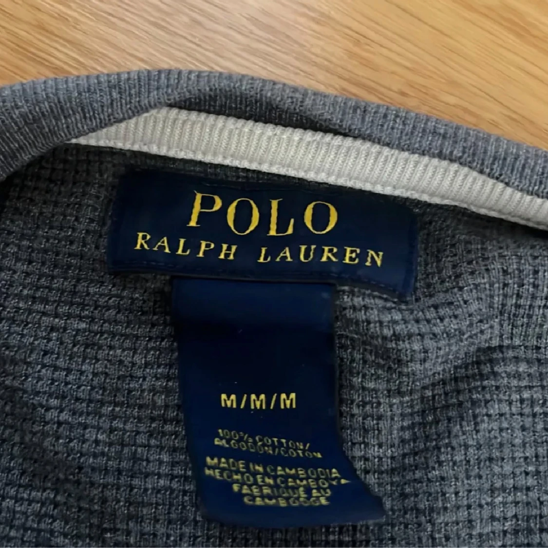 Grå långärmad tröja från Ralph Lauren - 1
