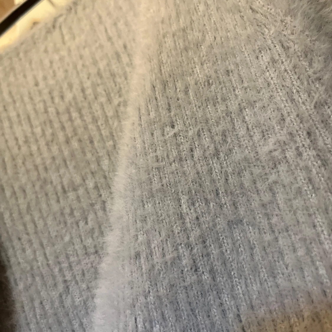 Blå stickad omlottströja🩵 - 2