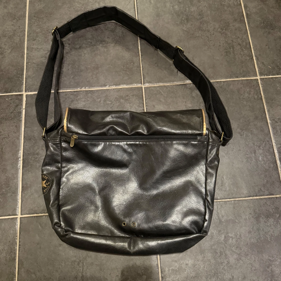 Svart axelväska Converse All Star - 3