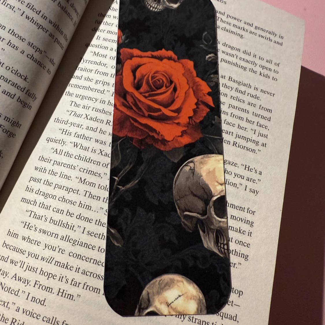 Laminerat handgjort bokmärke 