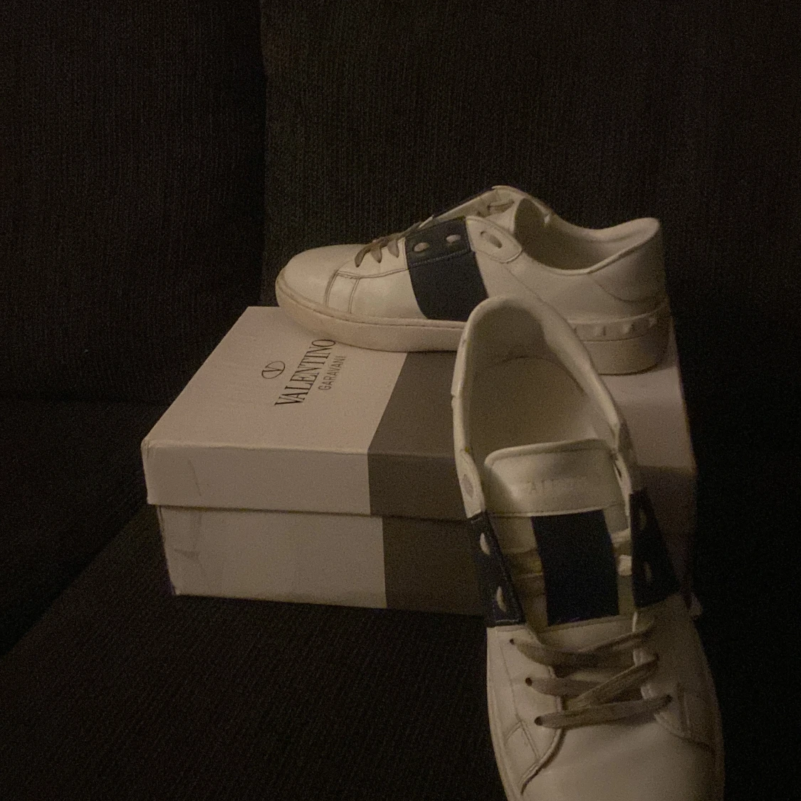 Valentino Garavani Open sneakers vit/blå - 3
