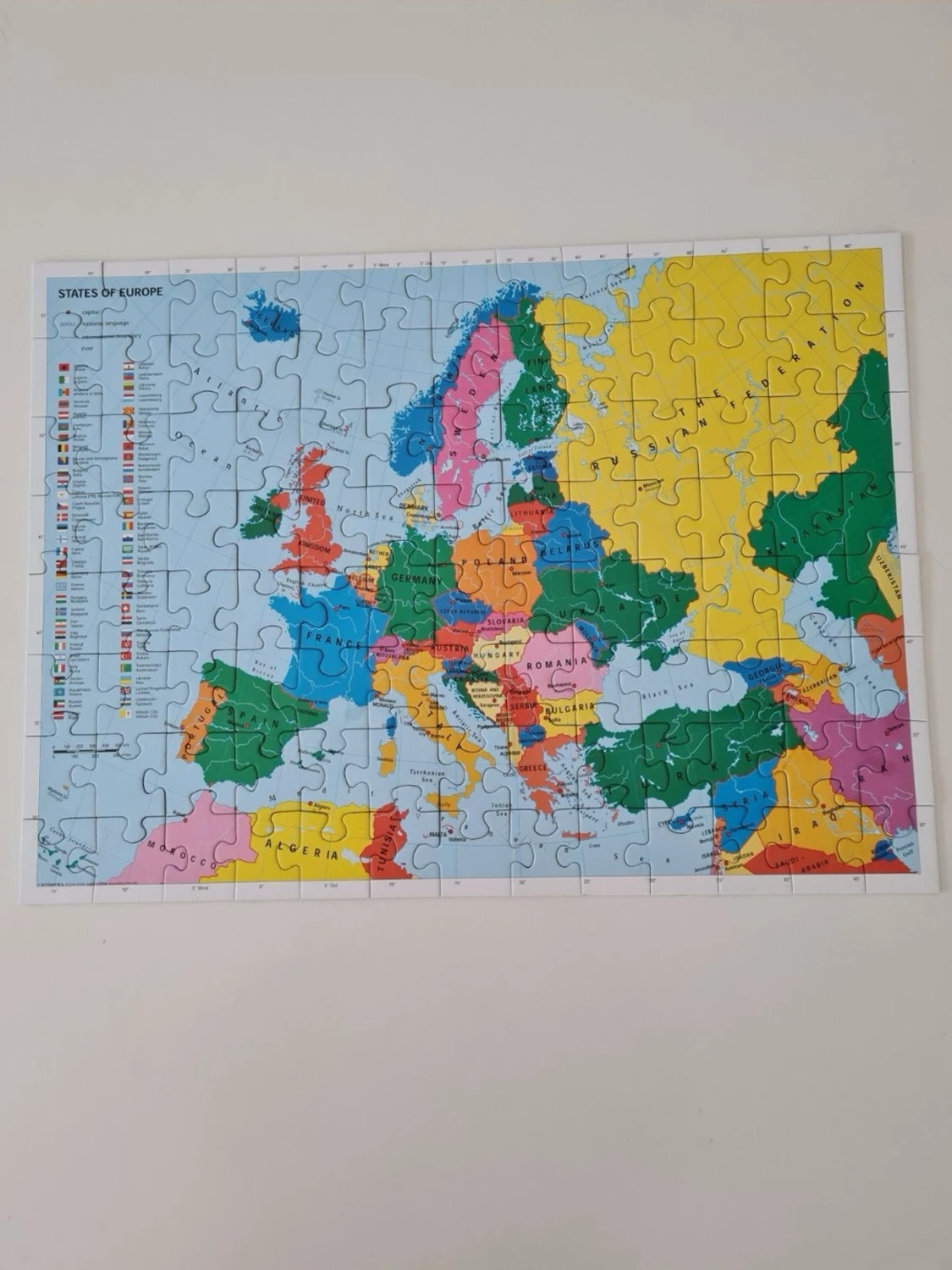 Europa Pussel - 100 bitar - 2