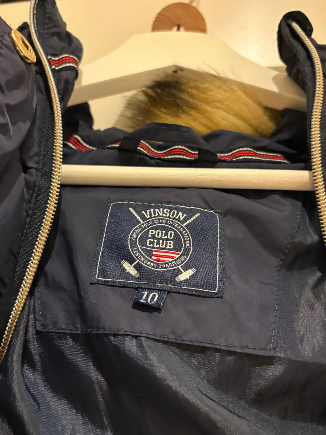 Mörkblå dunjacka Vinson Polo Club - 3