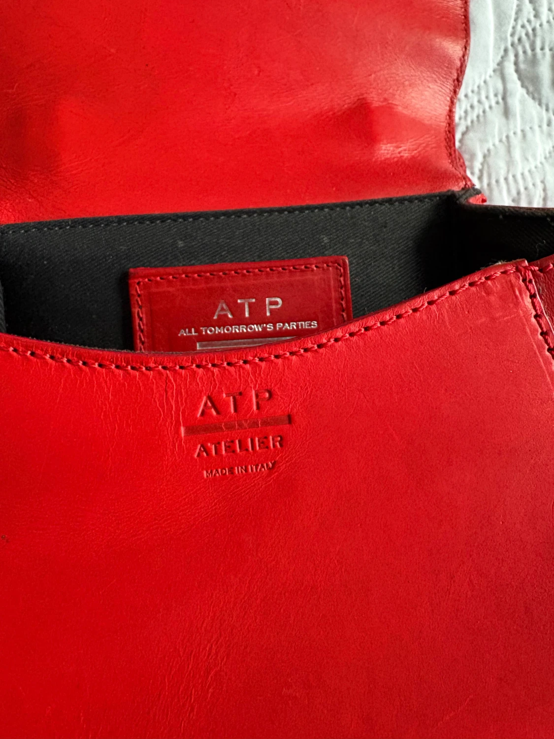Röd axelväska från ATP Atelier - 3