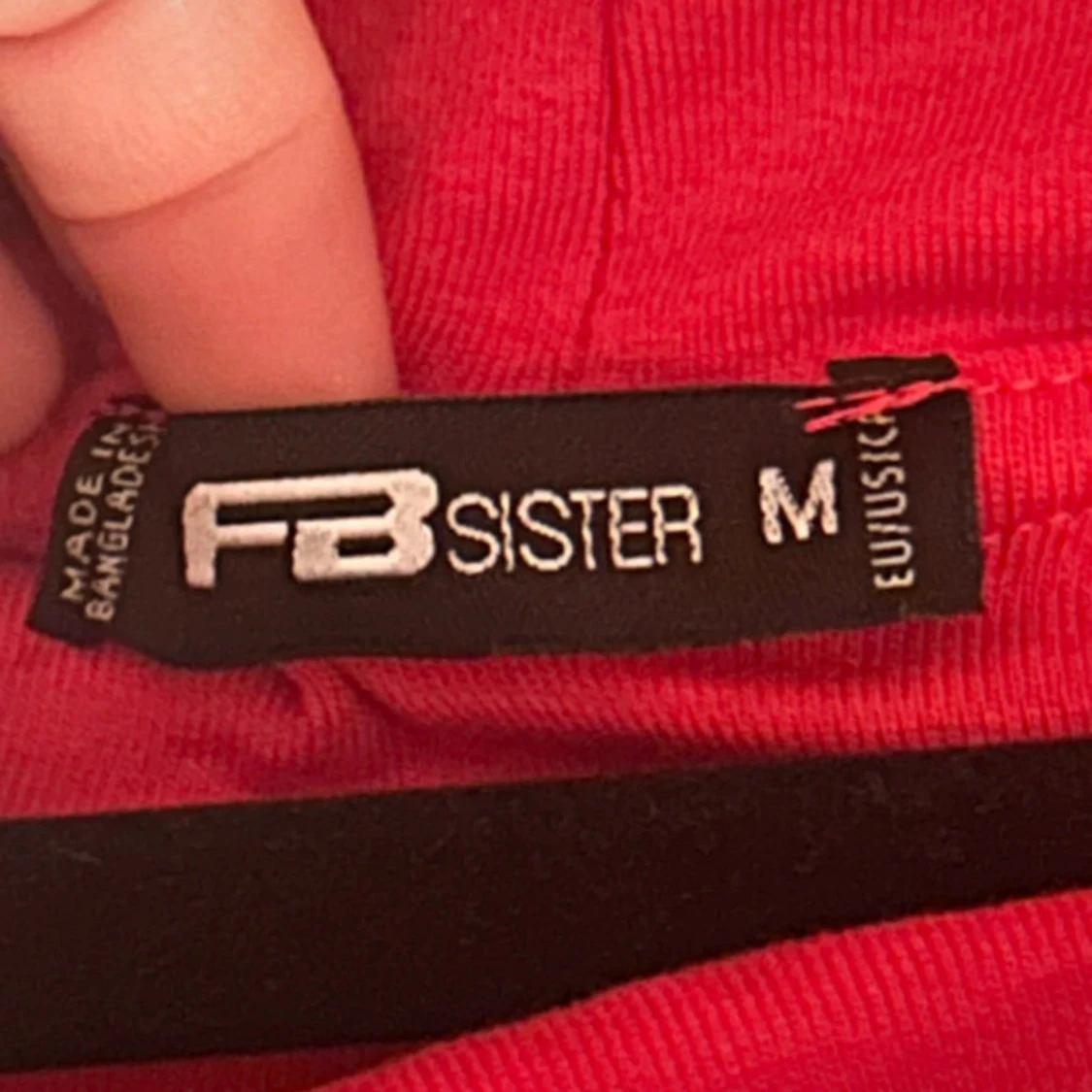 Röd långärmad topp från FB Sister - 2