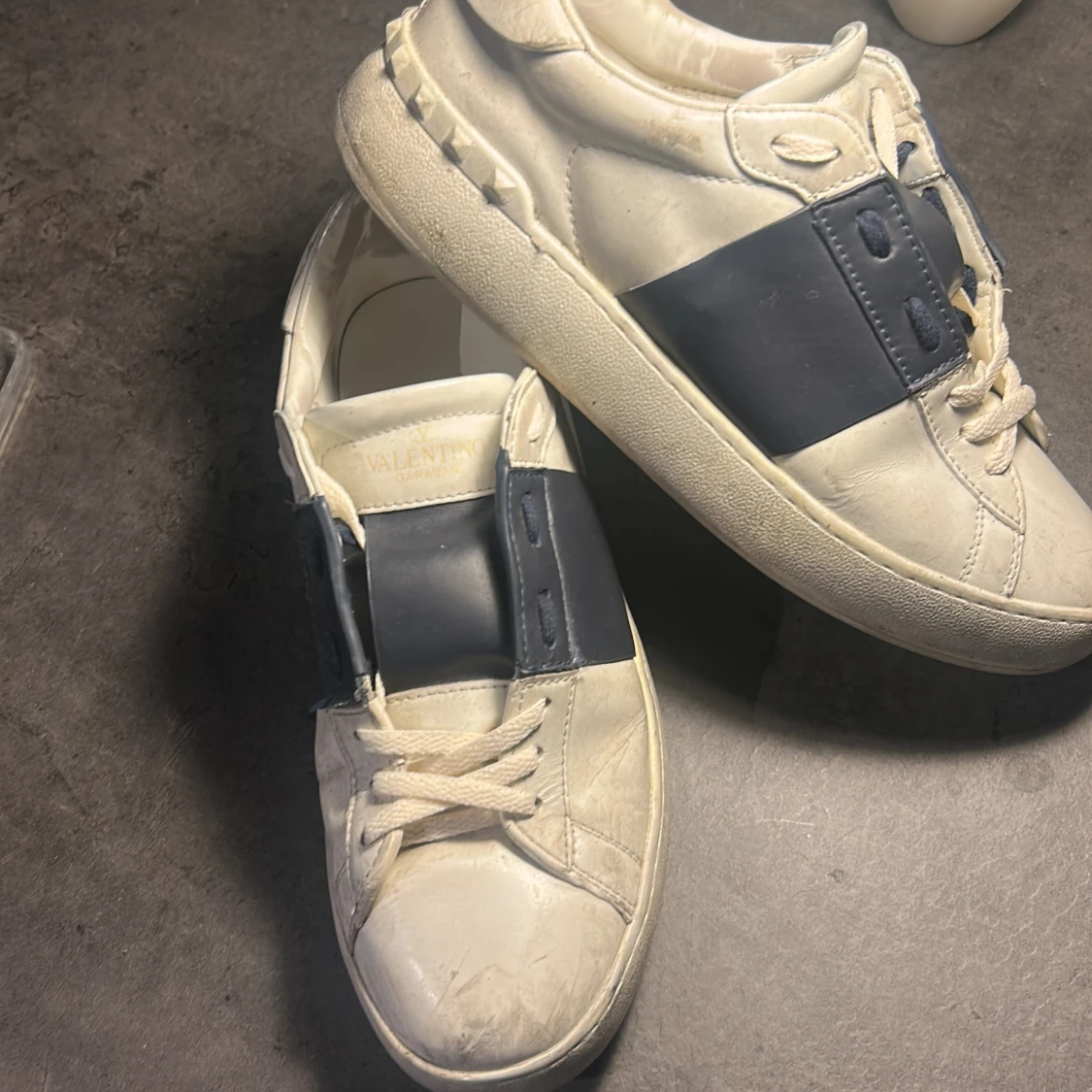 Valentino Garavani sneakers vit/blå - 4