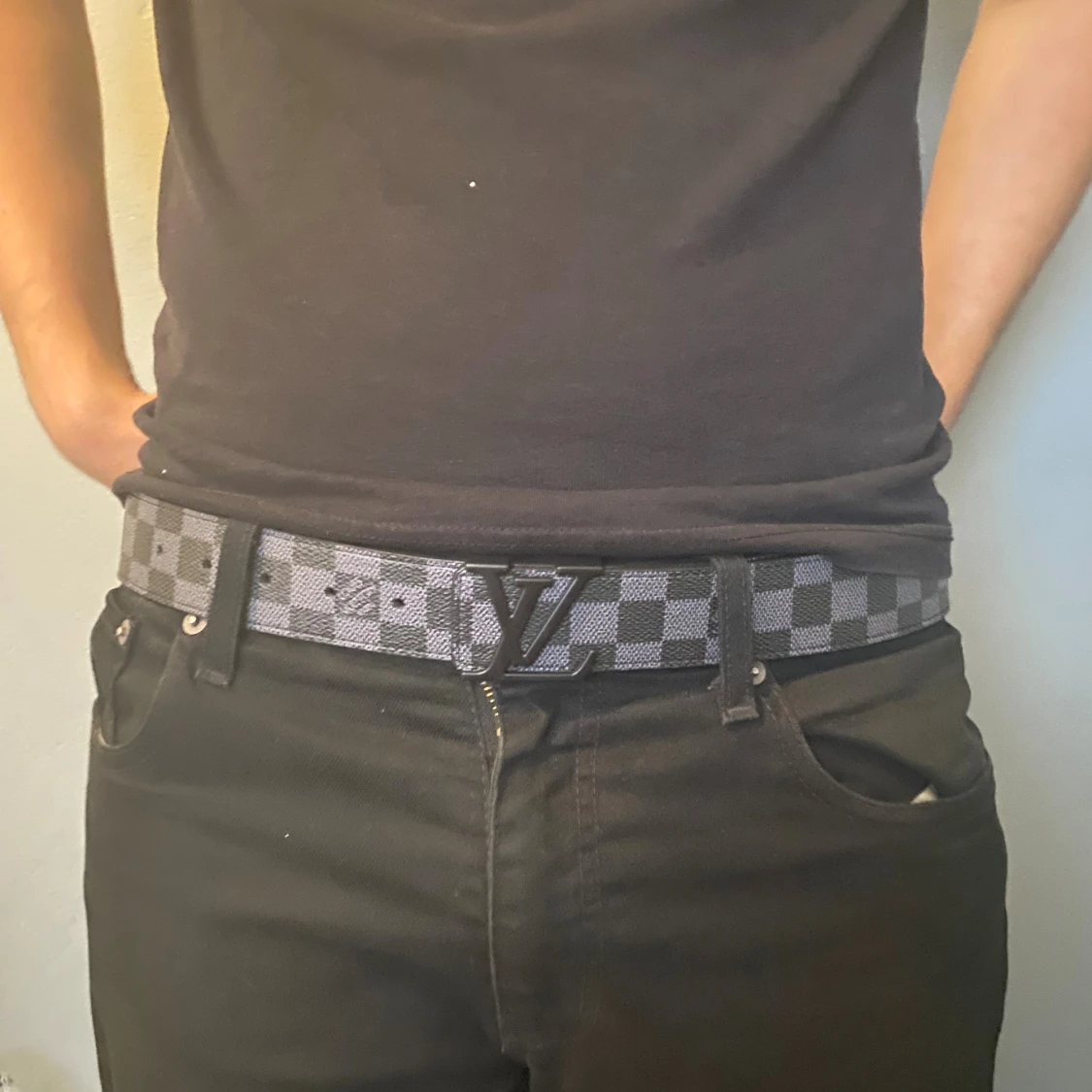 L V rutig skinnbälte - 1