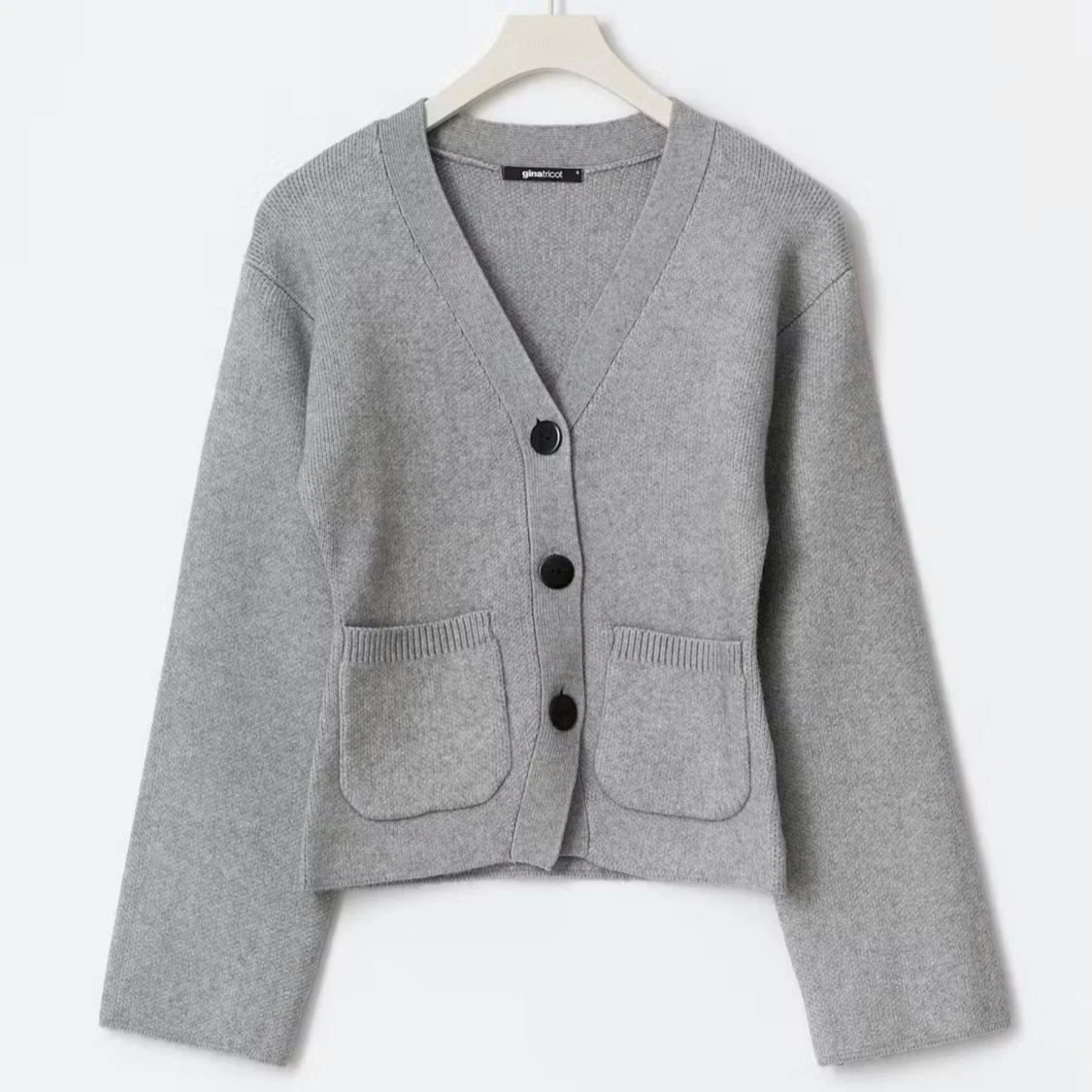Grå kofta från Gina Tricot - 1