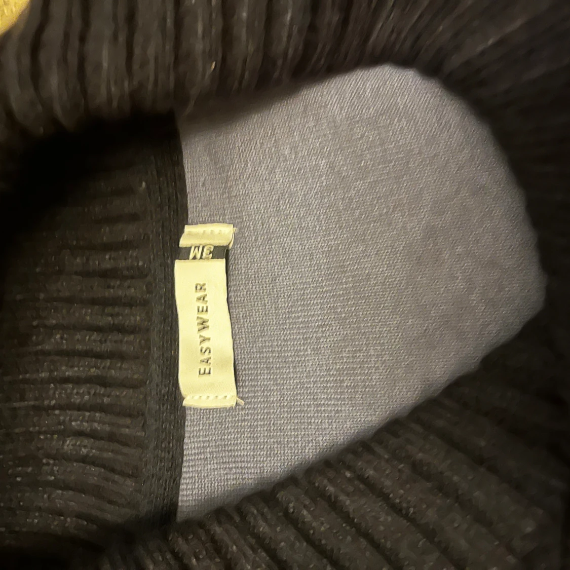 Svart polotröja med mönster Easy Wear - 3