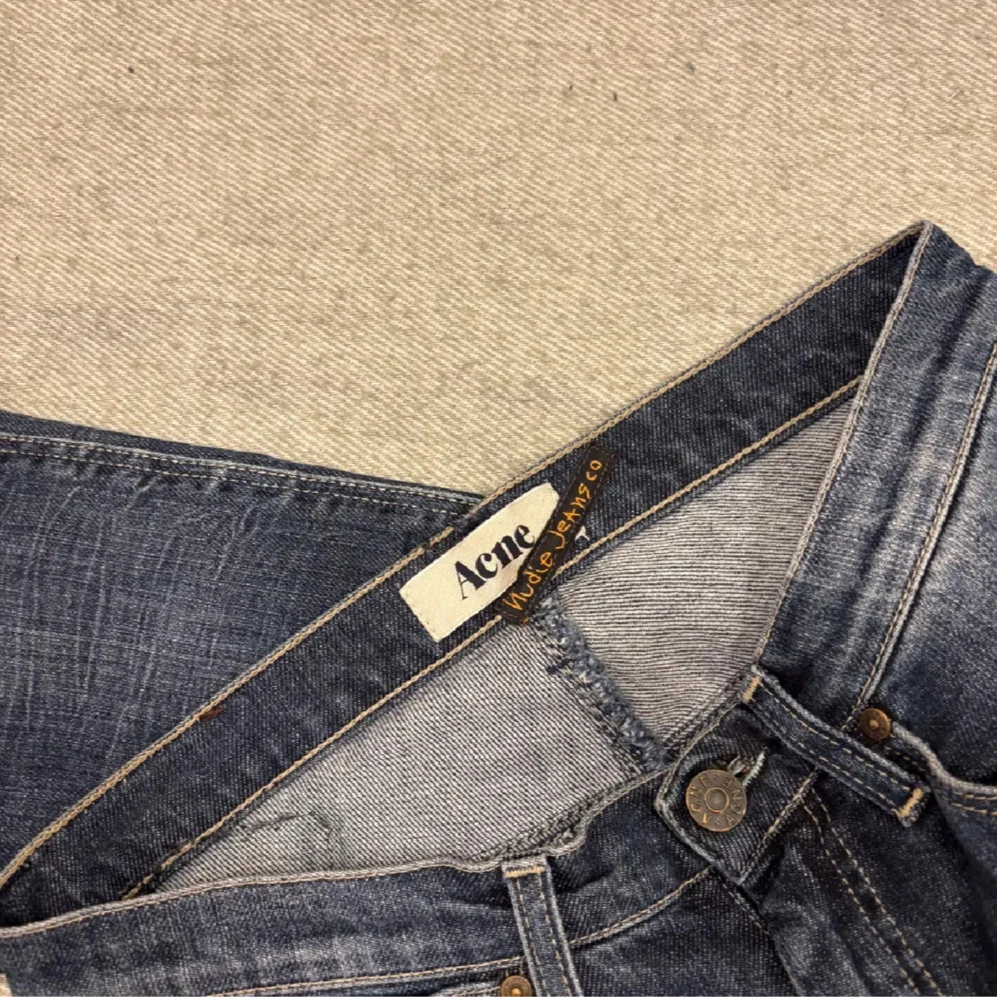Acne/nudie custom jeans  - 1
