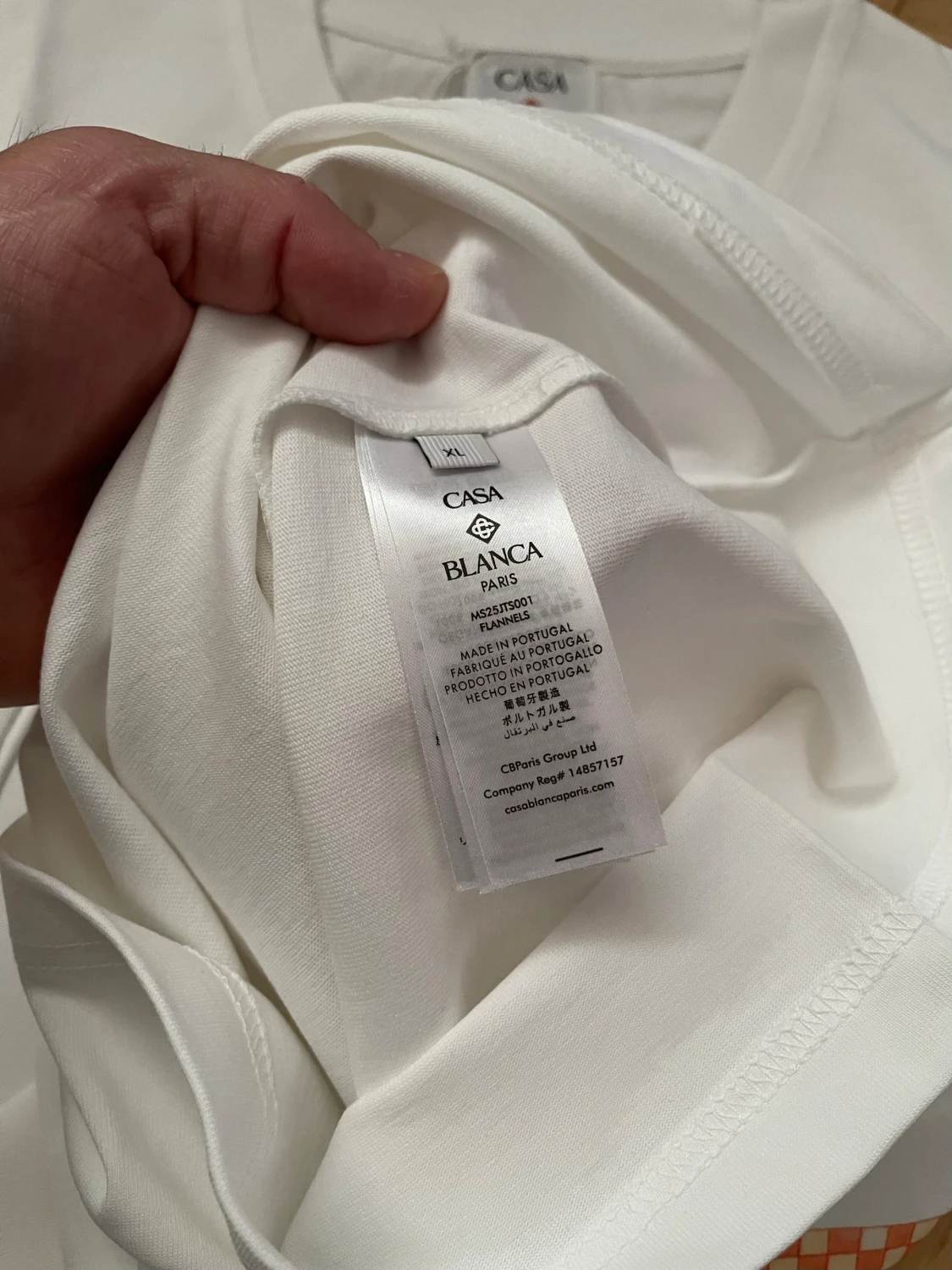 Vit Casa Blanca t-shirt med tryck - 2