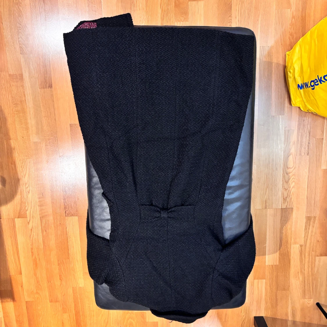 Svart kappa från Lindex med bälte - 1